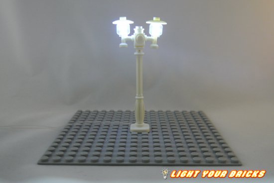 Strassenlaterne 2-flammig Lichtfarbe weiß